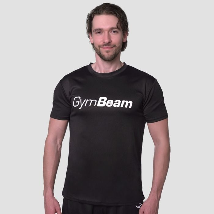 Majica Mesh Essence Black - GymBeam XL