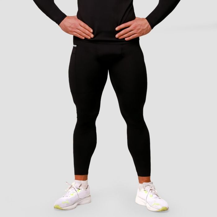 Kompresijske tajice Mid Black - GymBeam XXXL