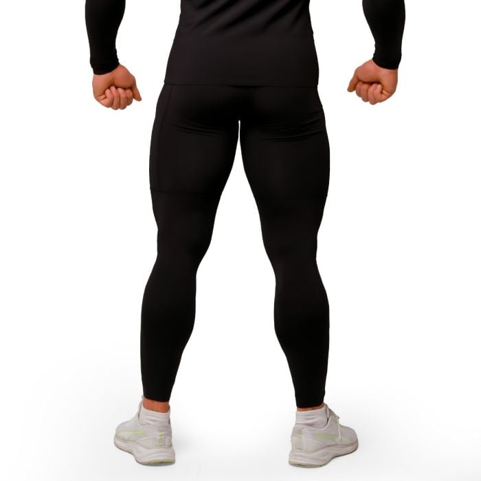 Kompresijske tajice Mid Black - GymBeam XXXL