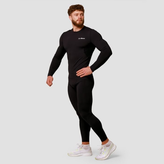 Kompresijske tajice Mid Black - GymBeam XXXL