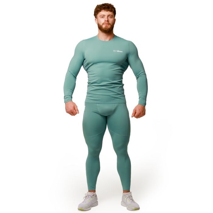 Kompresijske tajice Mid Blue - GymBeam XXXL