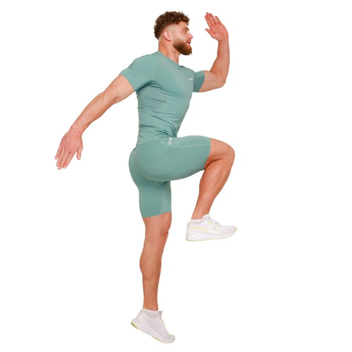 Kompresijska majica High Blue - GymBeam XL