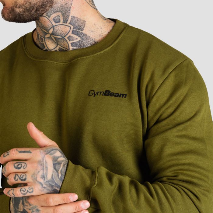 Muška dukserica Basic Military Green - Gymbeam XXL