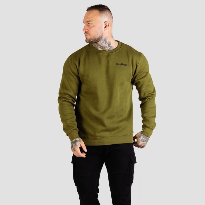 Muška dukserica Basic Military Green - Gymbeam XXL