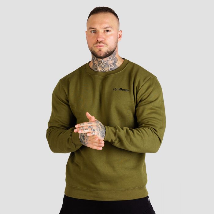 Muška dukserica Basic Military Green - Gymbeam XXL