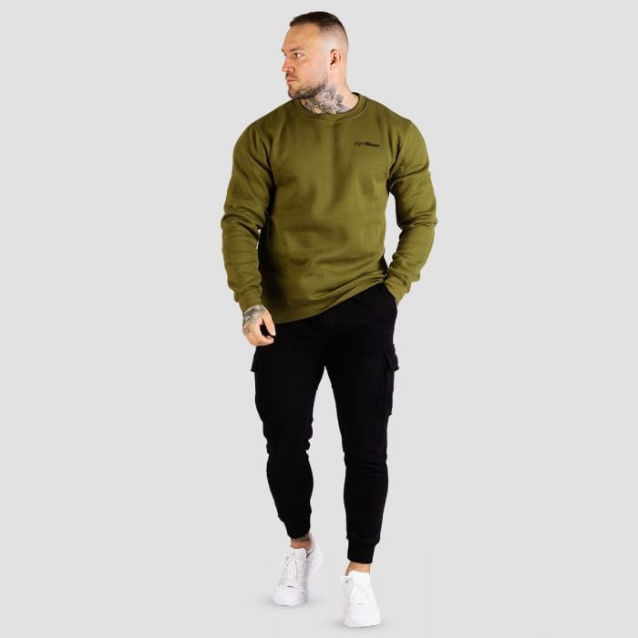 Muška dukserica Basic Military Green - Gymbeam XXL