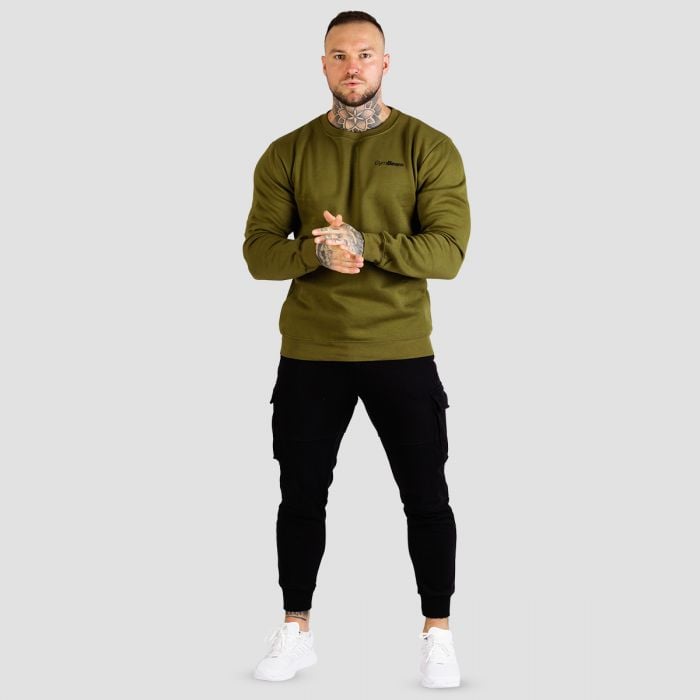 Muška dukserica Basic Military Green - Gymbeam XXL