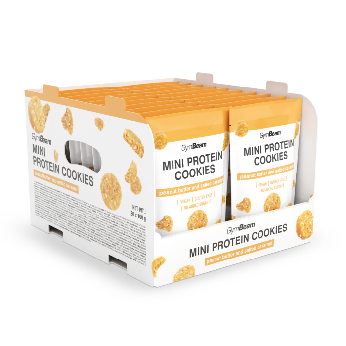 Mini Protein Cookies - GymBeam 100 g - kikiriki maslac čokolada