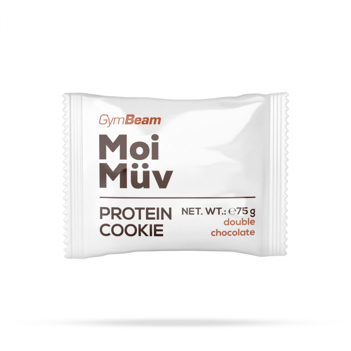 MoiMüv Protein Cookie - GymBeam borovnica i bijela čokolada - 75 g