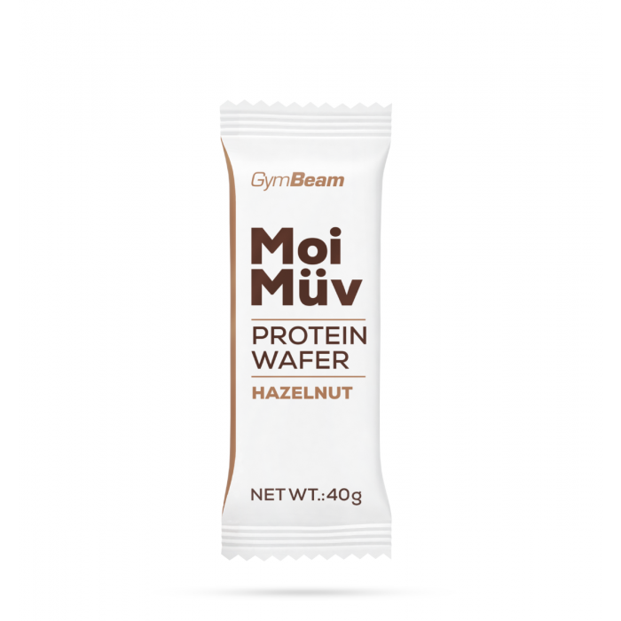 MoiMüv Protein Wafer - GymBeam 40 g - vanilija