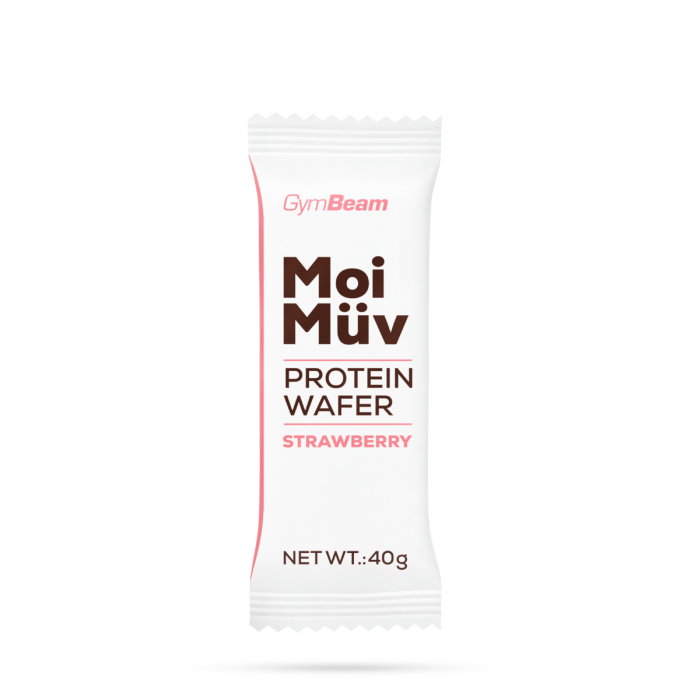 MoiMüv Protein Wafer - GymBeam 40 g - vanilija