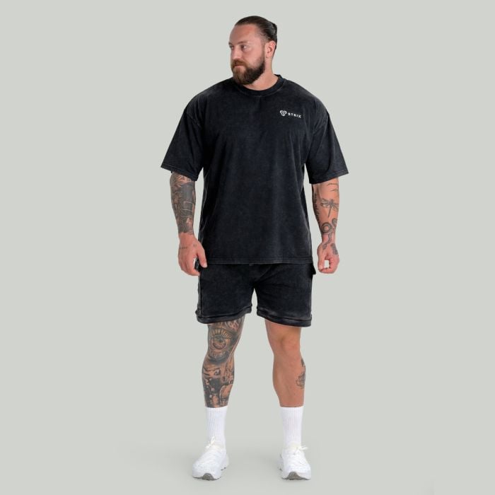 Muška oversized majica Washed Black - STRIX XXL