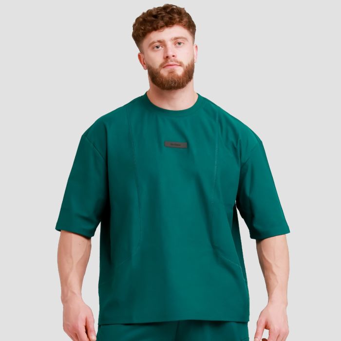 Muška oversized majica Unstoppable Green - GymBeam L