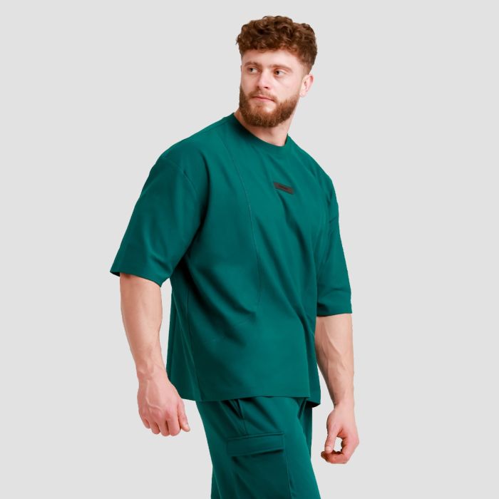 Muška oversized majica Unstoppable Green - GymBeam L