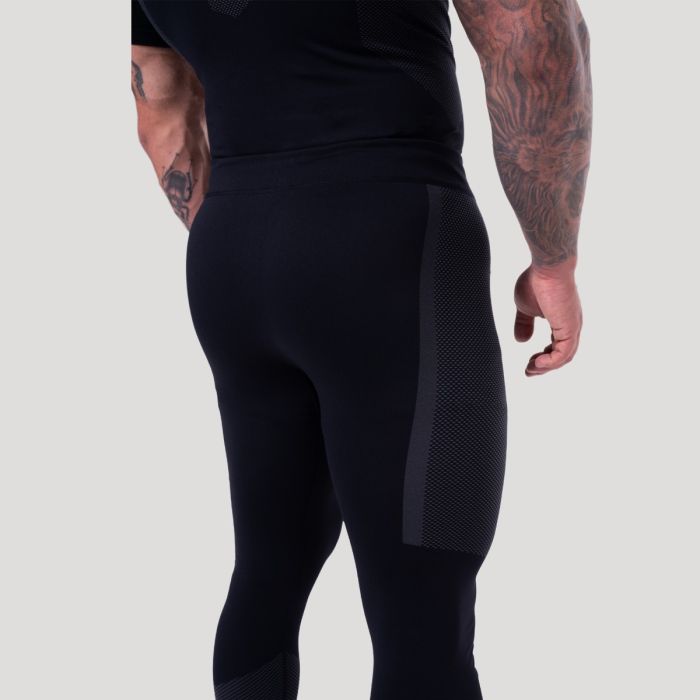 Muške tajice OG1 Seamless Black/Grey - GymBeam XXL