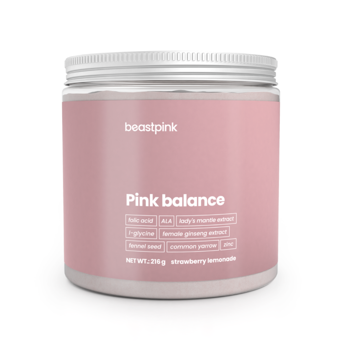 Pink Balance – BeastPink 216 g - jagoda - limunada