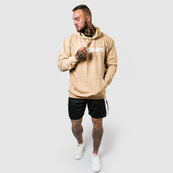 Dukserica PRO Hoodie Sand - GymBeam L - krem