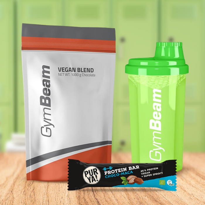 Vegan Blend - GymBeam 1000 g - čokolada