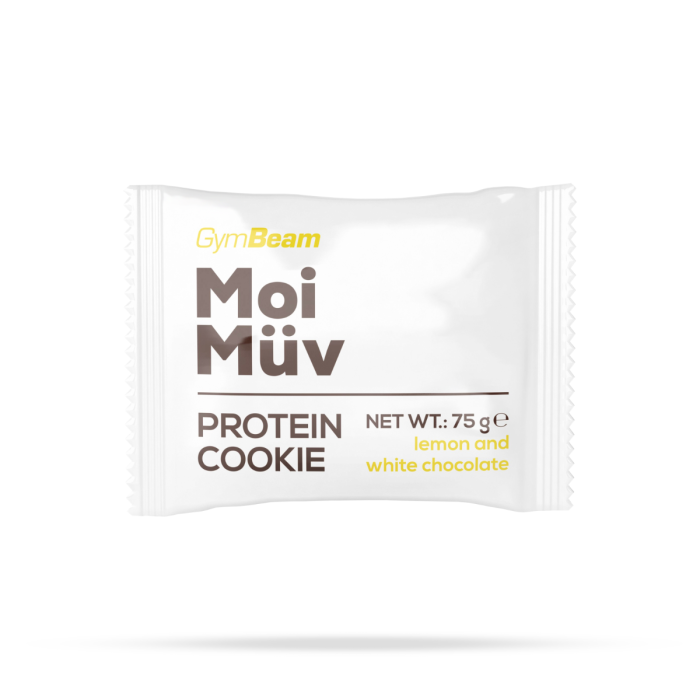 MoiMüv Protein Cookie - GymBeam borovnica i bijela čokolada - 75 g