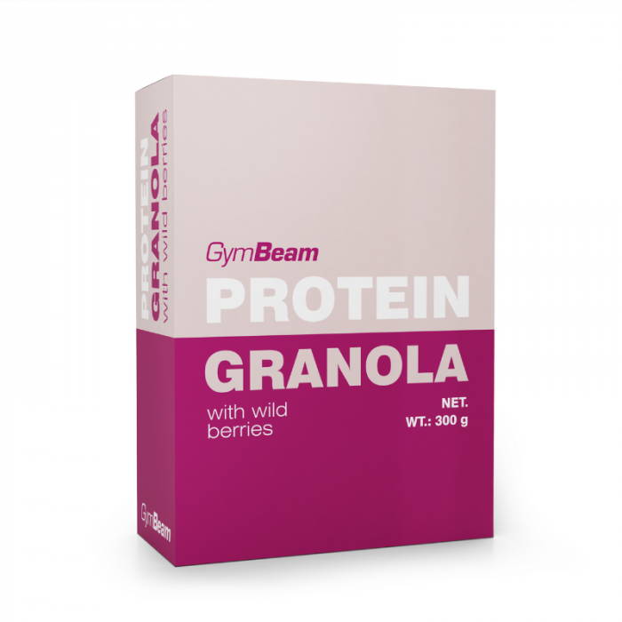 Proteinska granola sa šumskim voćem - GymBeam 300 g