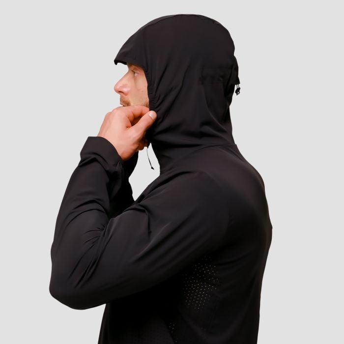 Pulse Running Jacket Black - GymBeam XL