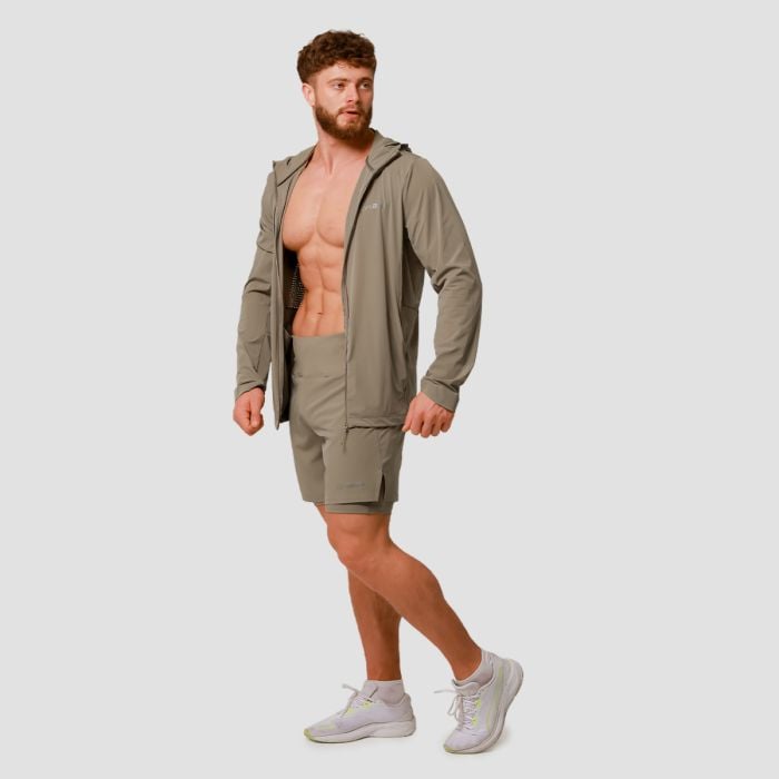 Jakna za trčanje Pulse Vetiver - GymBeam XXL