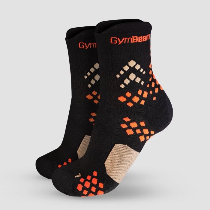 Čarape za trčanje Pulse Black - GymBeam XL