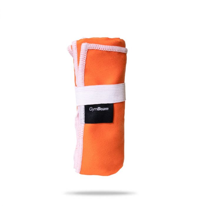 Brzosušeći sportski ručnik Orange/White – GymBeam single_variant