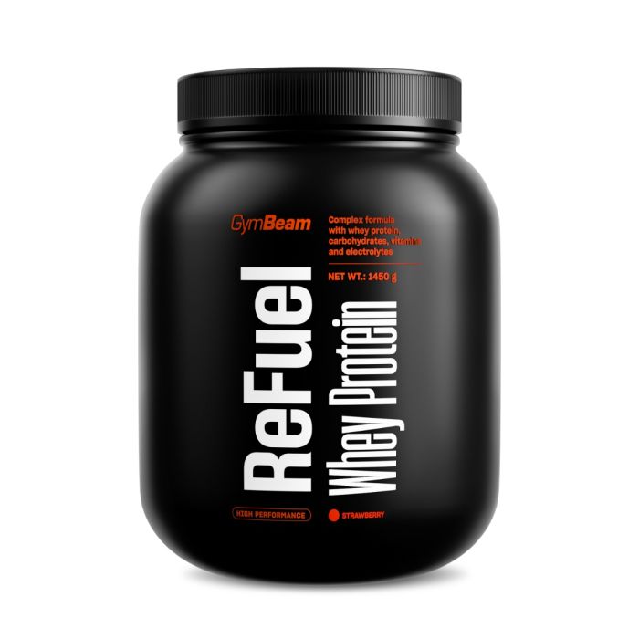 ReFuel Whey Protein - GymBeam 1450 g - jagoda