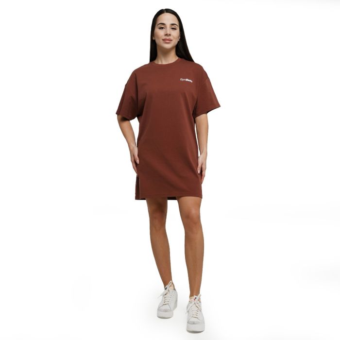 Women‘s Agile T-shirt Dress Root - GymBeam S