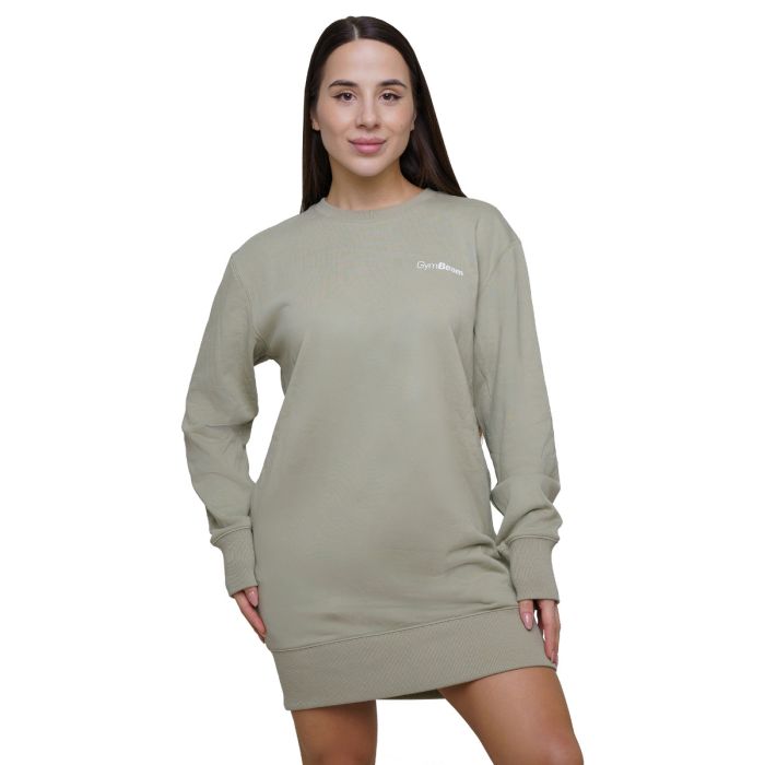 Women‘s Agile Longline Jumper Sage - GymBeam M