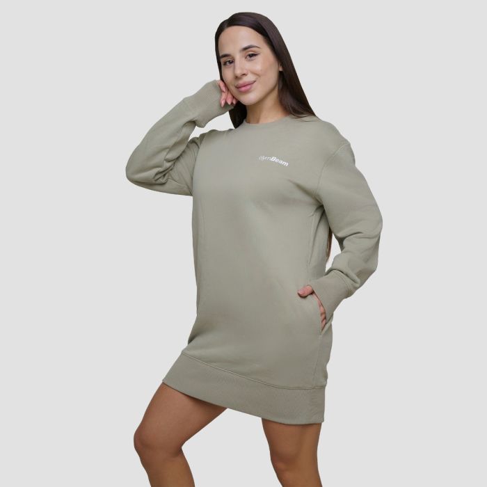 Women‘s Agile Longline Jumper Sage - GymBeam M