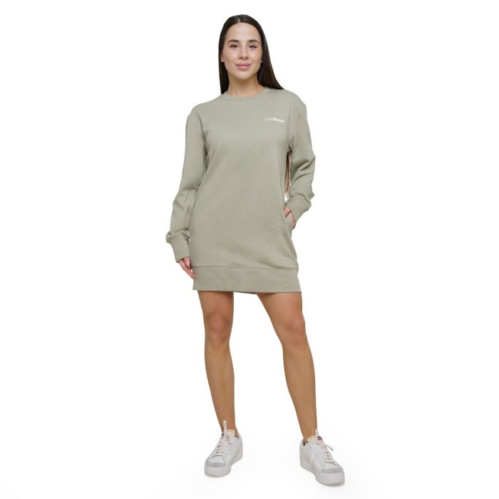 Women‘s Agile Longline Jumper Sage - GymBeam M