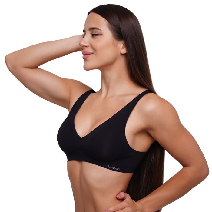 Seamless grudnjak Black - GymBeam L