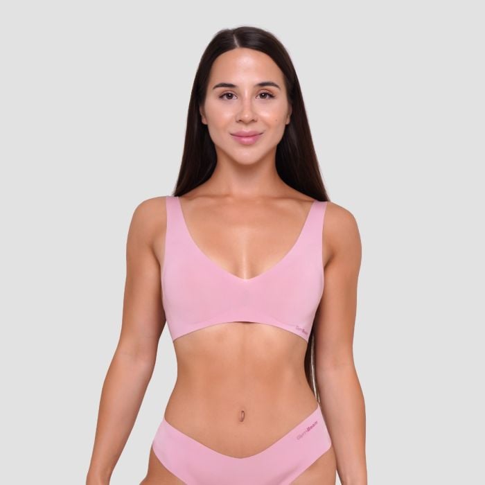Seamless grudnjak Dusty Rose - GymBeam L