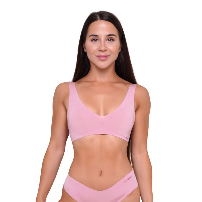 Seamless grudnjak Dusty Rose - GymBeam L