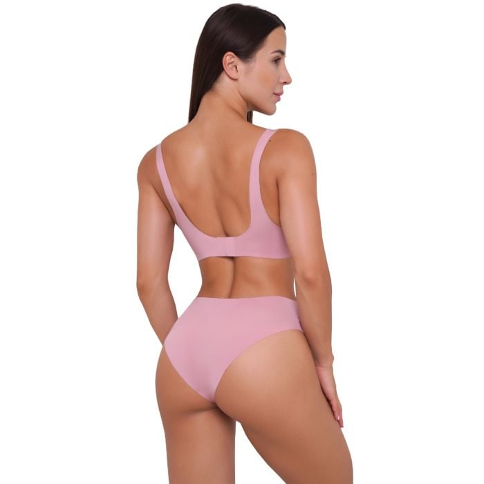Seamless gaćice Classic 3Pack Dusty Rose - GymBeam XXL