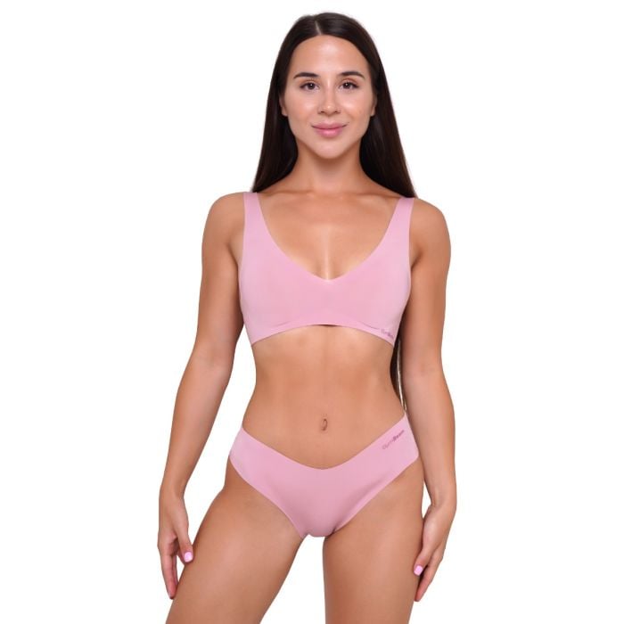 Seamless gaćice Classic 3Pack Dusty Rose - GymBeam XXL