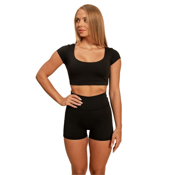 Ženska majica Cropped Sense Black - BeastPink XS