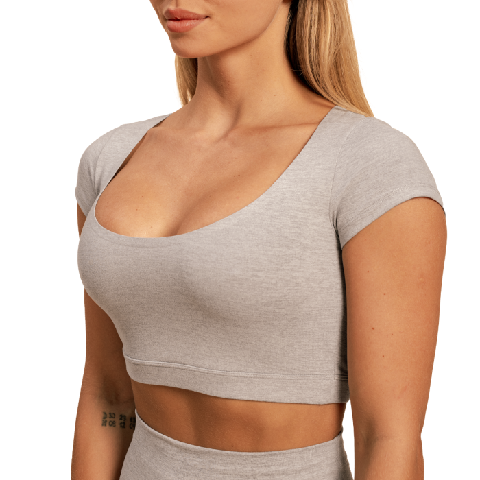 Ženska majica Cropped Sense Grey - BeastPink S
