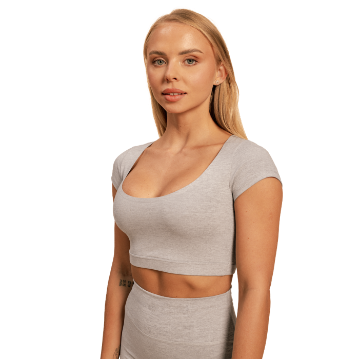 Ženska majica Cropped Sense Grey - BeastPink S