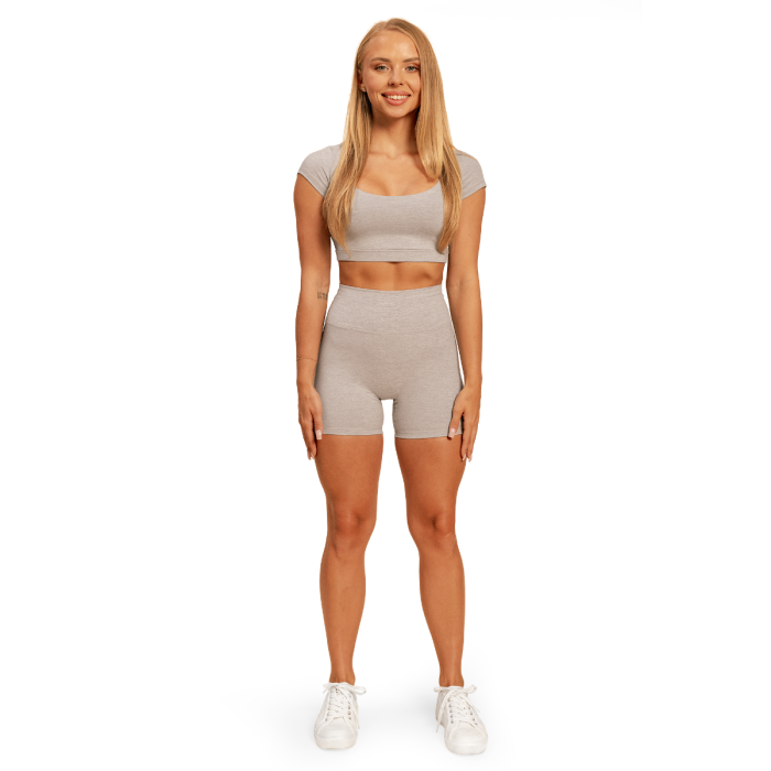 Ženska majica Cropped Sense Grey - BeastPink S