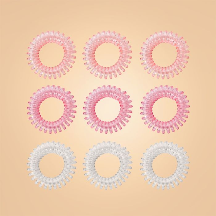 Set spiralnih gumica za kosu Pink - BeastPink single_variant