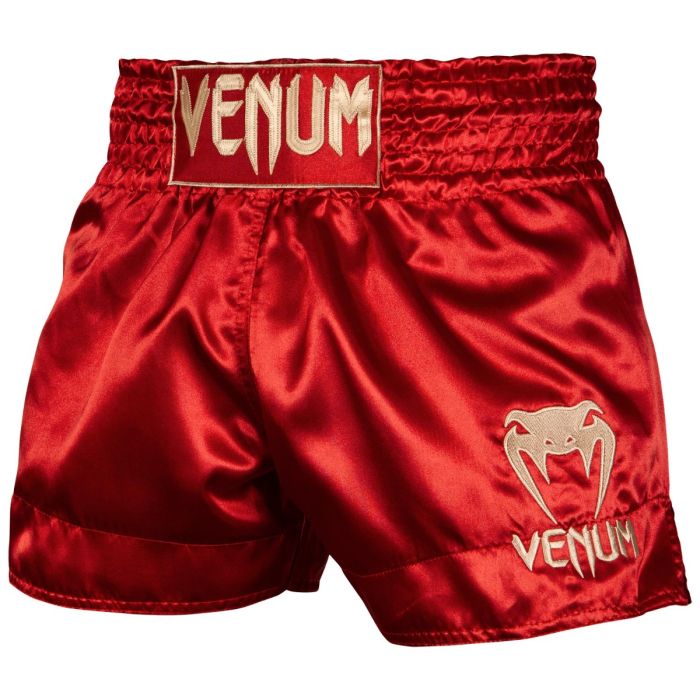 Muay Thai Shorts Classic Red/Gold - Venum XXL