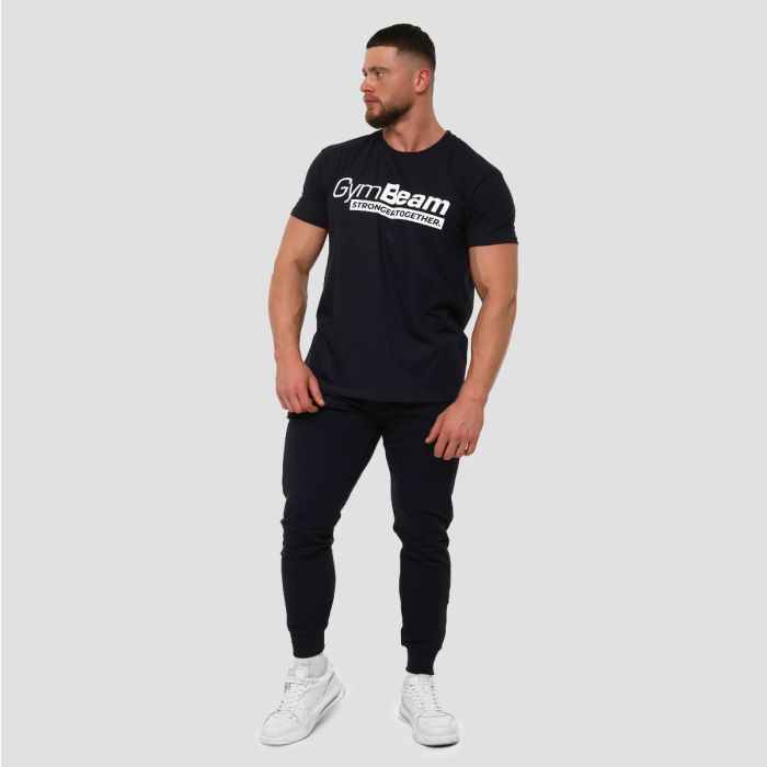 Stronger Together T-shirt Black- GymBeam XL