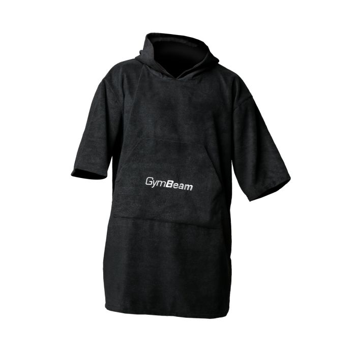 Poncho ručnik Terry Black - GymBeam single_variant