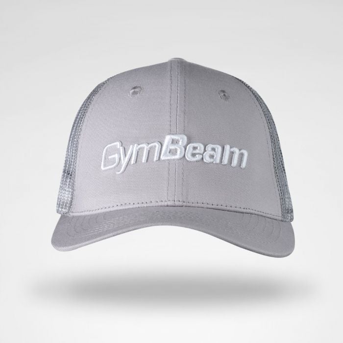 Šilterica Mesh Panel Cap Grey - GymBeam UNI - siva