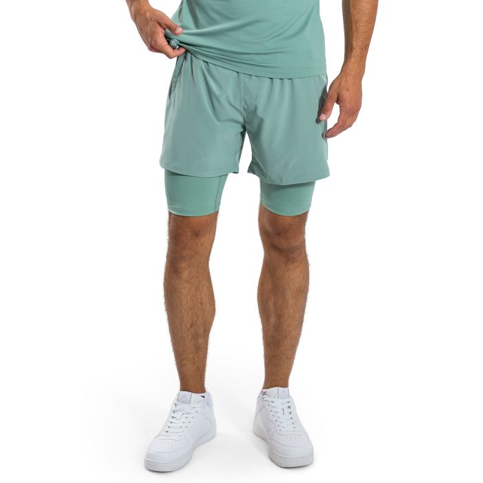 Muške kratke hlače ULTRA 2in1 Agave - STRIX XXXL