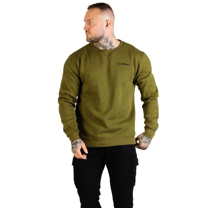 Muška dukserica Basic Military Green - Gymbeam XXL