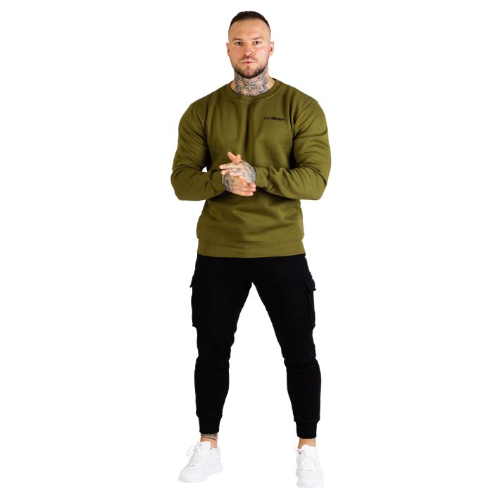 Muška dukserica Basic Military Green - Gymbeam XXL